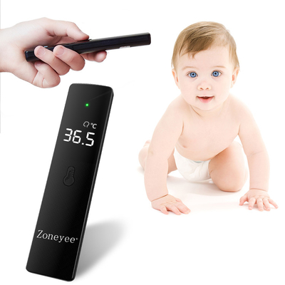CE ISO Approved Clinical Forehead Infrared Baby Non Contact Digital Thermometer Temperature Check Thermometer Black